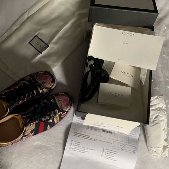 Gucci Multi Color Sneakers Size 37 - Picture 9 of 9